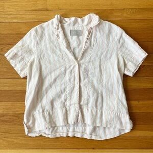 Everlane Soft Pink Striped Button-Down Shirt